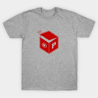 Pandora's box minimalist art . Fpr ancient greek mythology fans in red ink T-Shirt